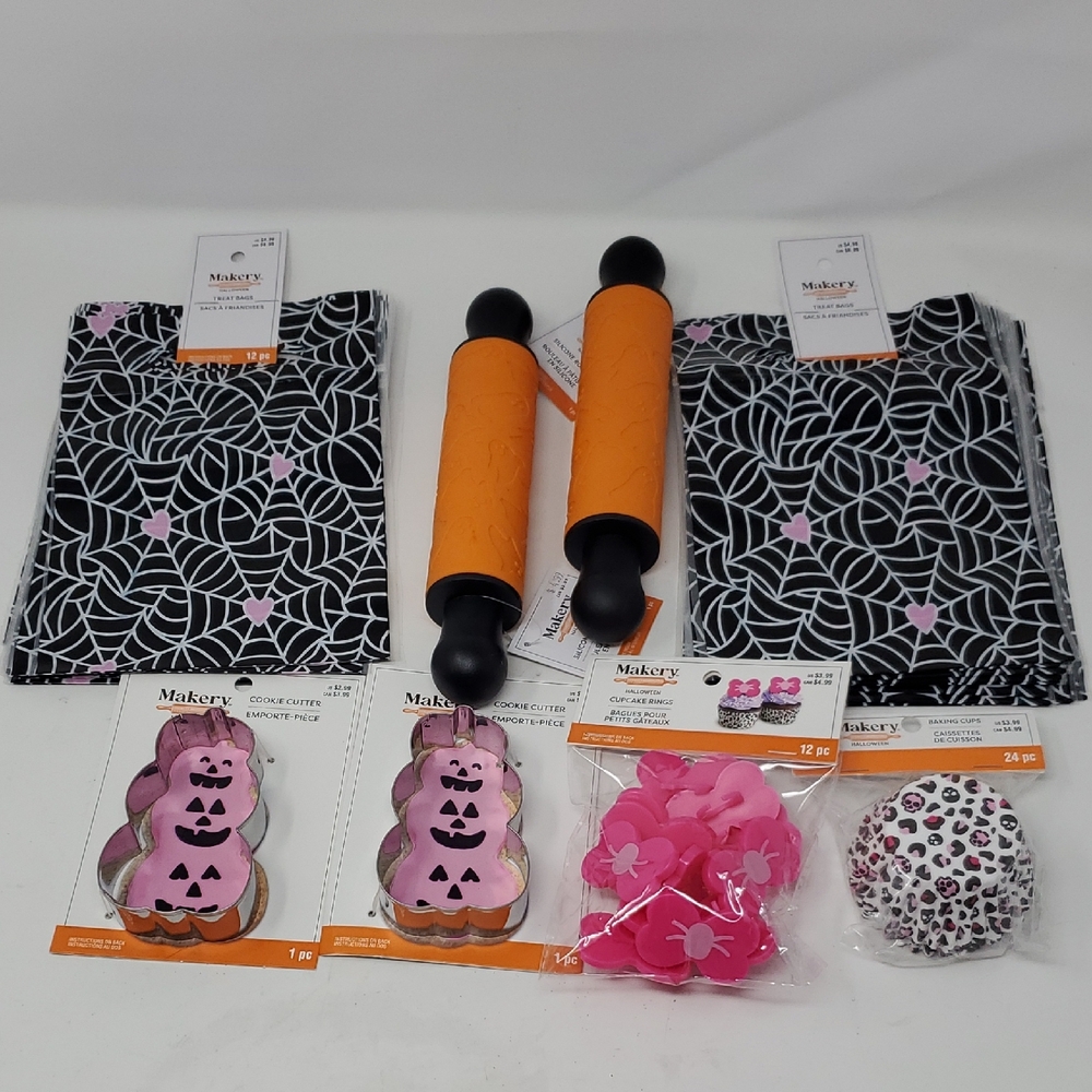 Halloween Bakeware Set - Orange and Black